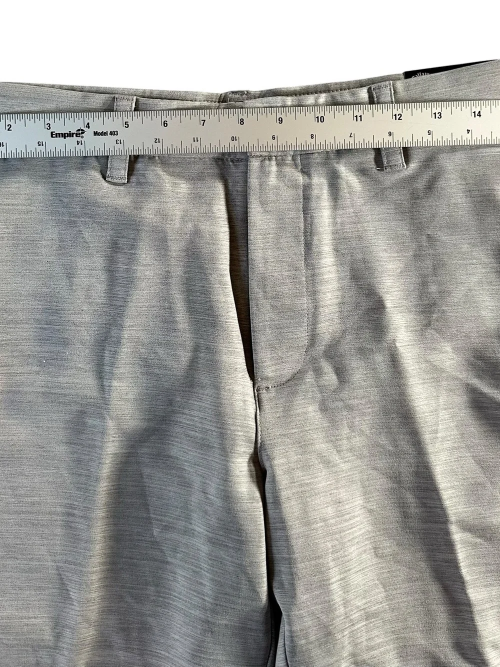 NWT Callaway Men’s Gray Flat-Front Golf Shorts 32
